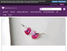 Tablet Screenshot of bizuteria-eshop.sk